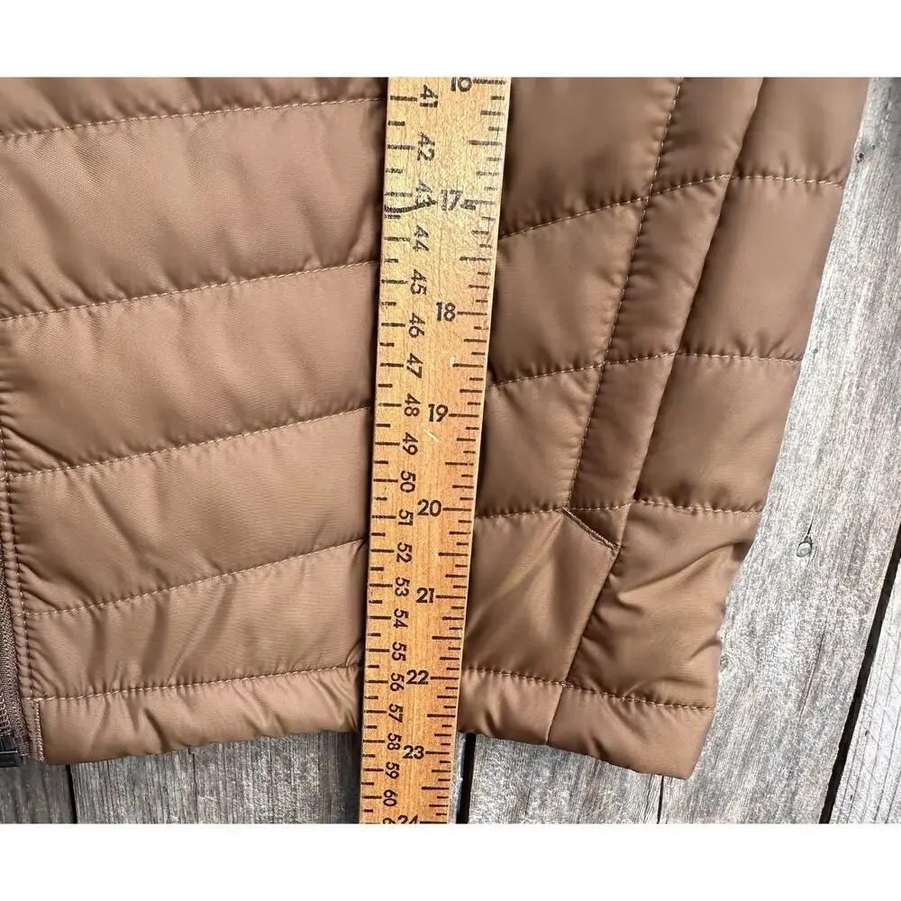 Columbia Youth Medium 10/12 Copper Puffer Jacket Coat Quilted Full Zip Lined NWT